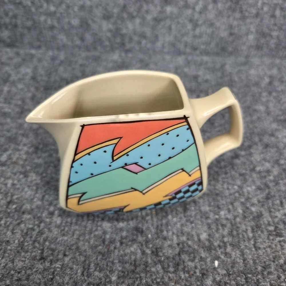 ROSENTHAL Studio Line Dorothy Hafner‎ FLASH pattern Cream  Colorful Creamer